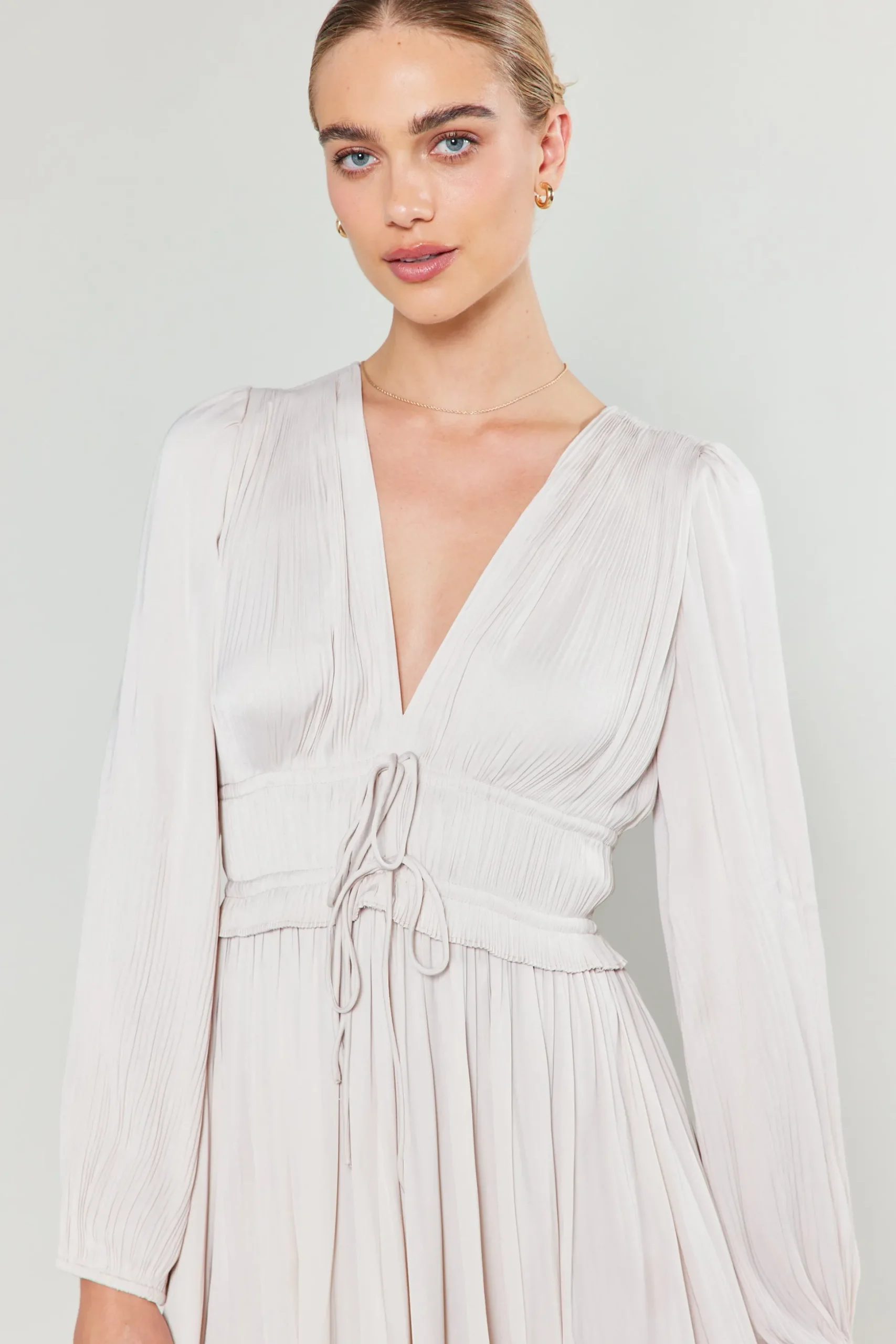 Sidonie Pleated Maxi Dress