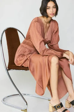 Sidonie Pleated Maxi Dress