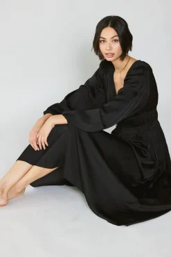 Sidonie Pleated Maxi Dress