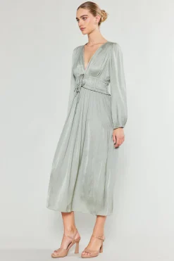 Sidonie Pleated Maxi Dress