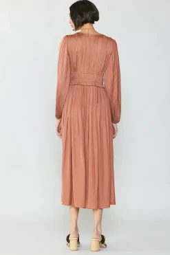 Sidonie Pleated Maxi Dress