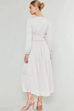Sidonie Pleated Maxi Dress