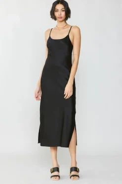 Silk Bias Midi Dress