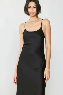 Silk Bias Midi Dress