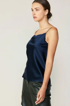 Silk Cowl Neck Cami
