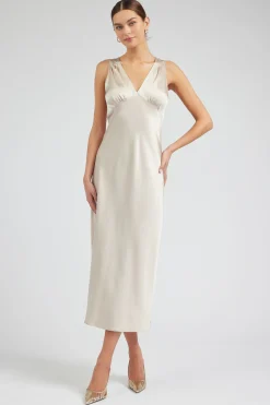 Silk Sweetheart Maxi Dress