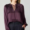 Smocked Shoulder Blouse