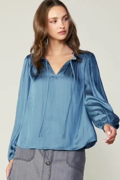 Smocked Yoke Blouse