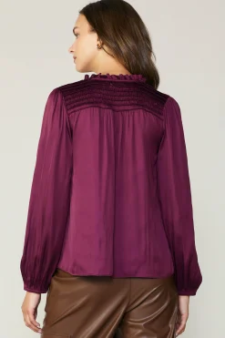 Smocked Yoke Blouse