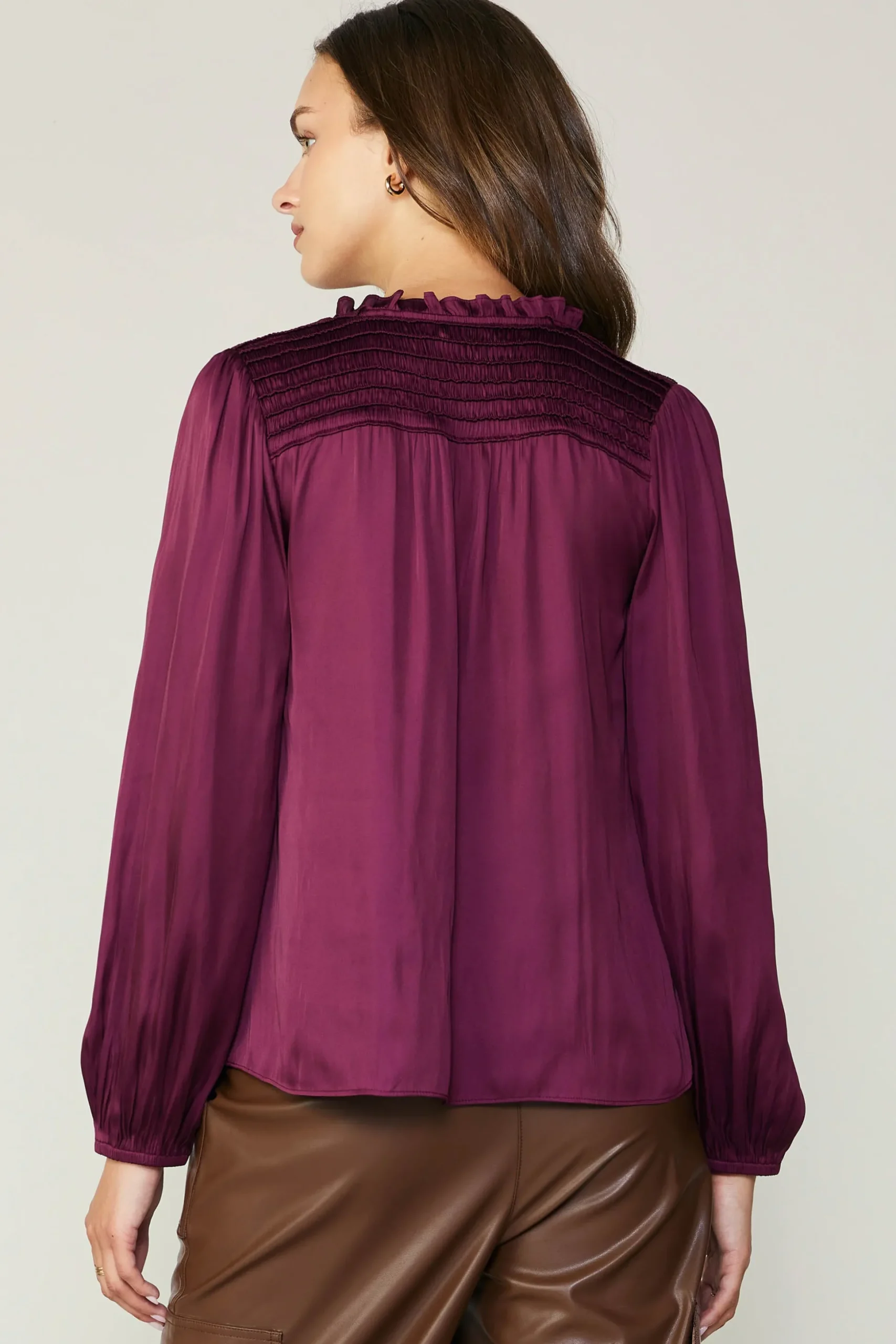 Smocked Yoke Blouse