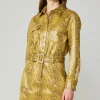Snakeskin Shirt Dress