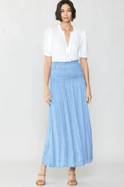 Soft Crinkle Maxi Skirt