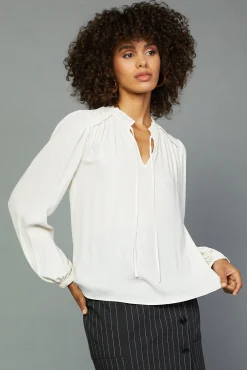 Split Neck Blouse