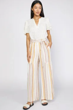 Striped Wide Leg Pant