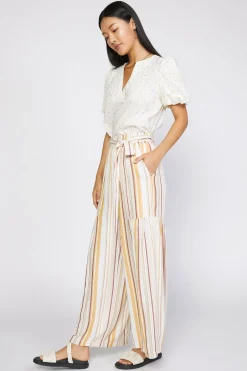 Striped Wide Leg Pant
