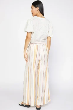 Striped Wide Leg Pant
