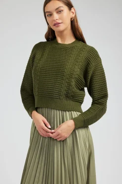 Sweater & Pleated Dress Set