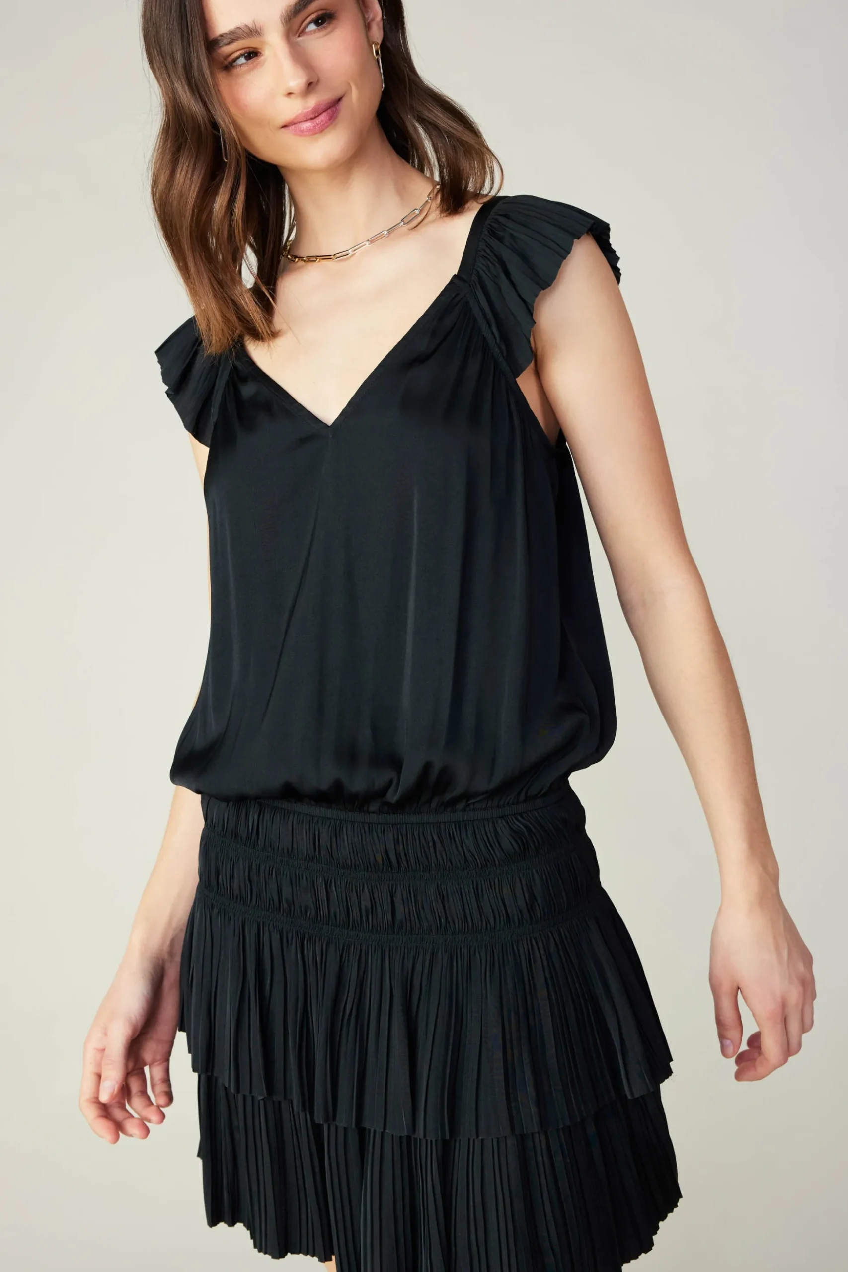 Sweetheart Smocked Mini Dress