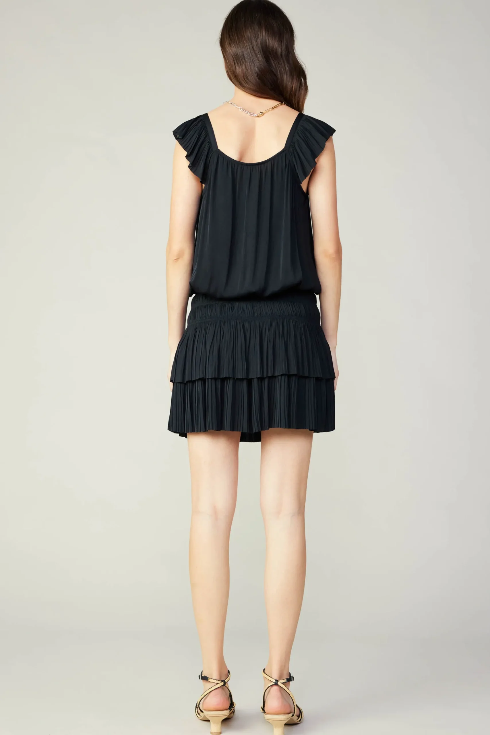 Sweetheart Smocked Mini Dress