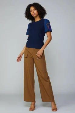 Texture Stitch Sweater Top