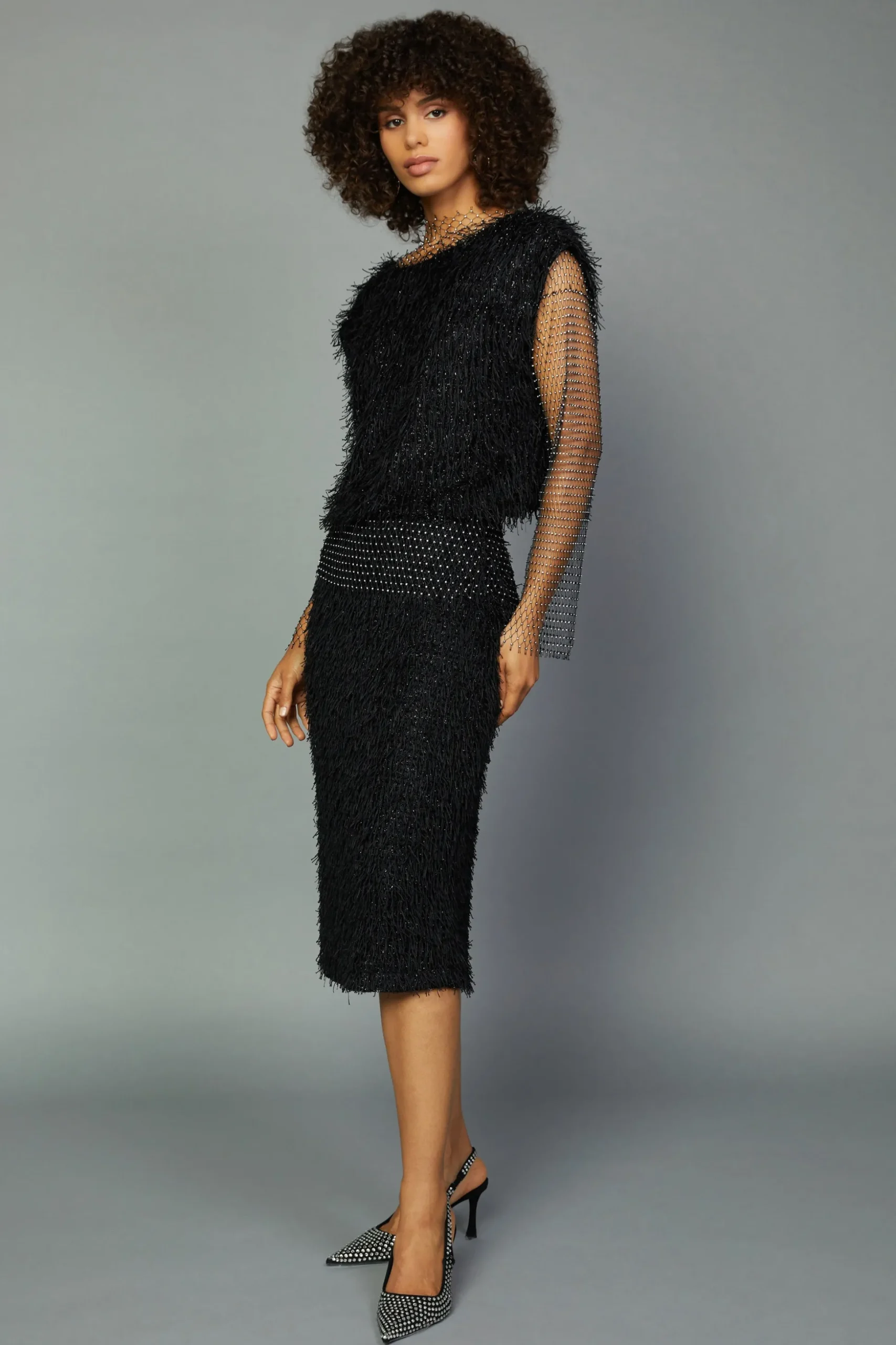 Textured Sparkle Skirt