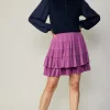 Tiered Mini Skirt