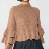 Tiered Sleeve Sweater