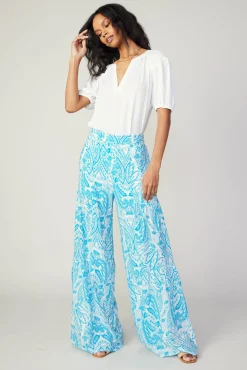 Tiered Wide Leg Pants