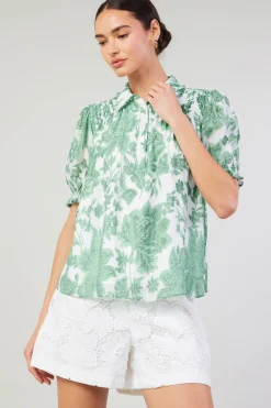 Tulip Jacquard Blouse
