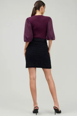 Tweed Mini Skirt