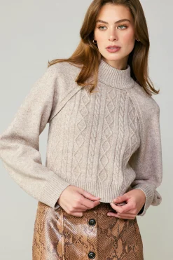 Two Piece Cable Knit Sweater