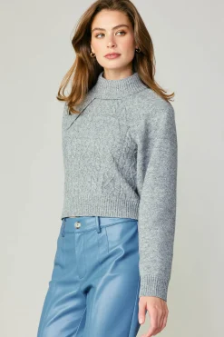 Two Piece Cable Knit Sweater