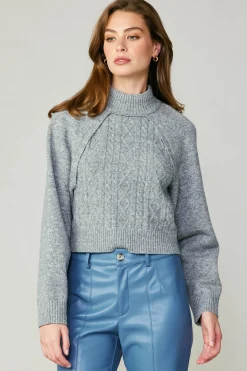 Two Piece Cable Knit Sweater