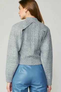 Two Piece Cable Knit Sweater
