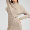Two-piece Cable Knit Dress