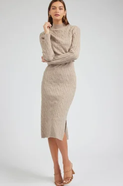 Two-piece Cable Knit Dress
