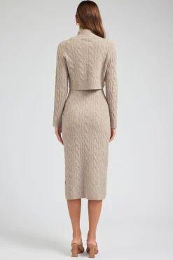 Two-piece Cable Knit Dress