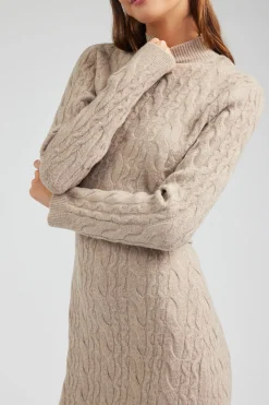 Two-piece Cable Knit Dress
