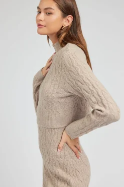 Two-piece Cable Knit Dress