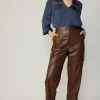 Vegan Leather Trousers