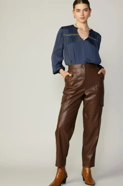 Vegan Leather Trousers