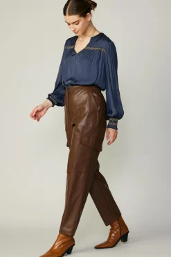 Vegan Leather Trousers