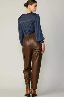 Vegan Leather Trousers