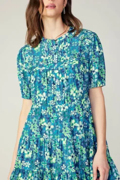 Watercolor Floral Mini Dress