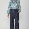 Wide Leg Denim Pants