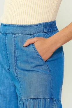 Wide Leg Tiered Pants