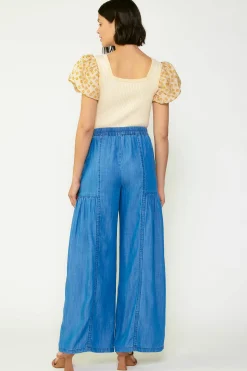 Wide Leg Tiered Pants