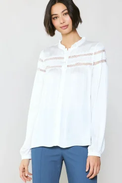 Yoke Lace Blouse