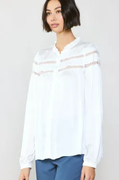 Yoke Lace Blouse
