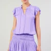 Zoey Pleated Mini Dress